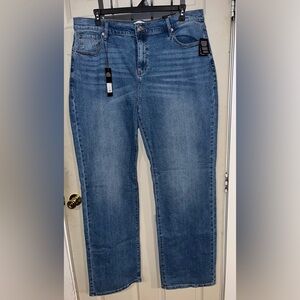 Fashion Nova Blue Straight Leg Jeans